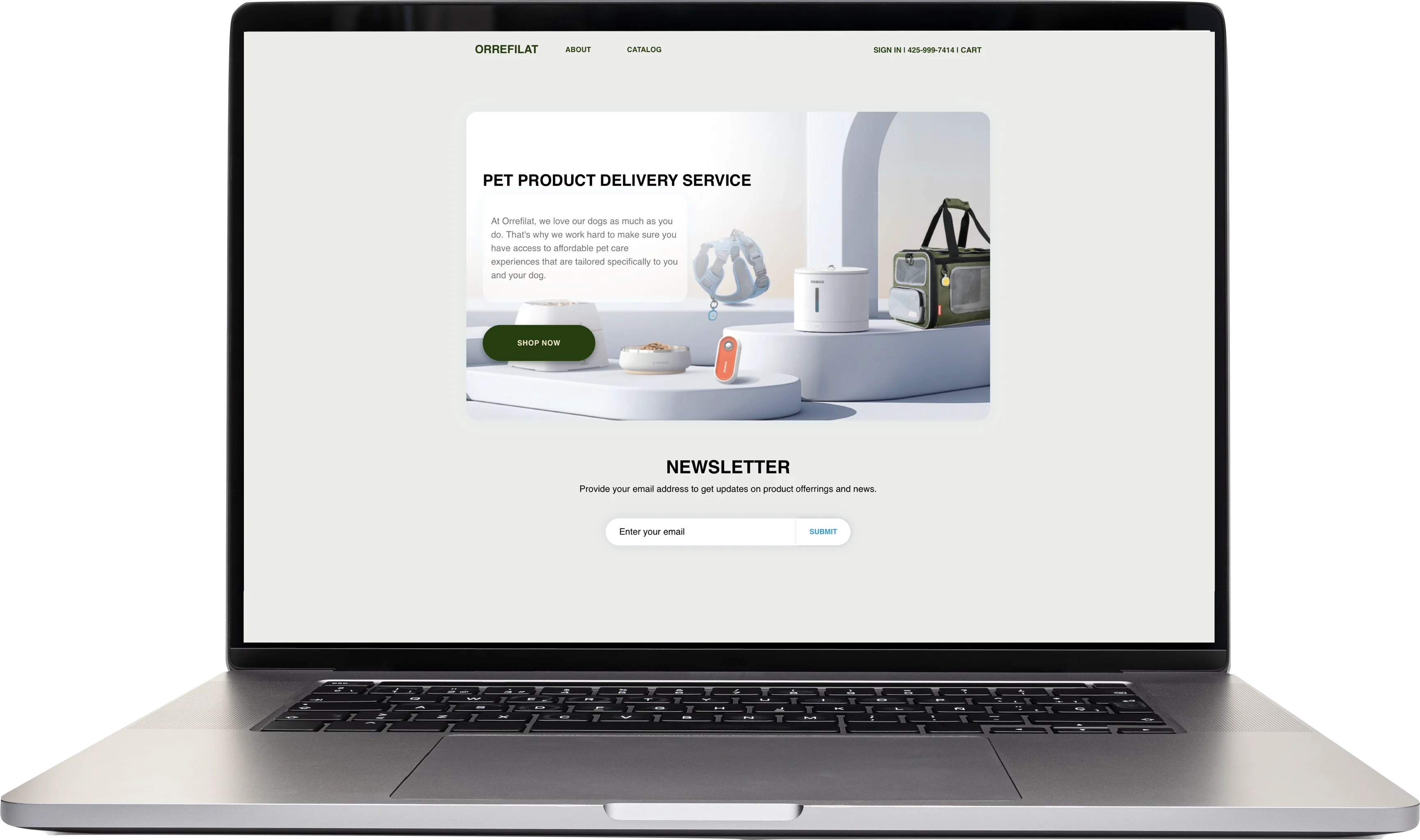 Responsive e-commerce website design for various devices by Taliferro Group